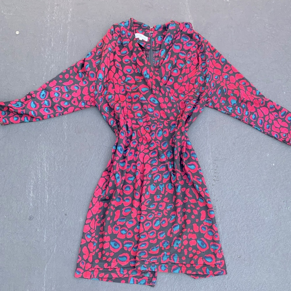 Gorgeous Pink + Blue Formal Dress